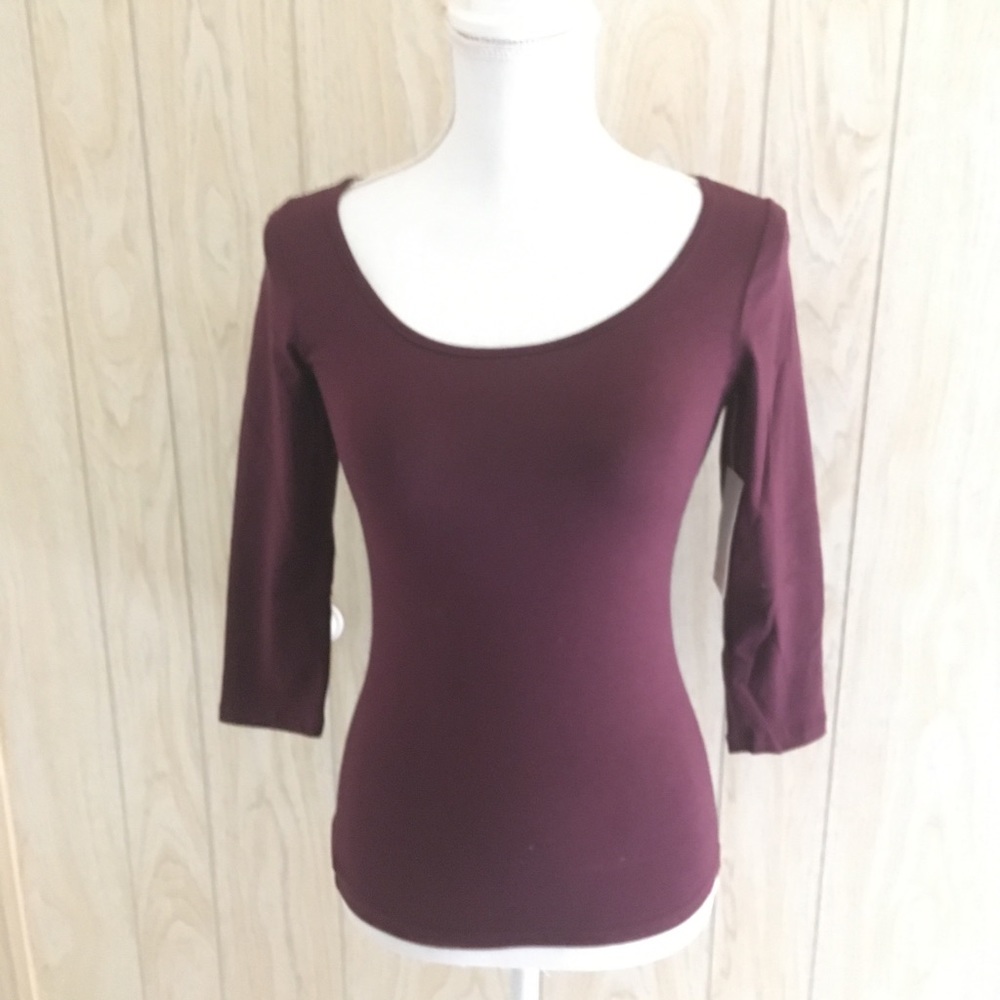 Nordstrom Burgundy Top
